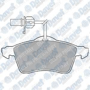 DELPHI LP1707 Fren Balatasi On (156mm) Fisli T4 90-